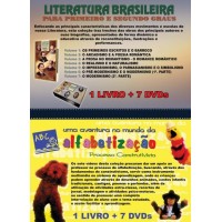 DVD EDUCATIVO LITERATURA BRASILEIRA - ALFABETIZAÇÃO